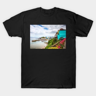 Tenby Harbour And Lifeboat Stations, Pembrokeshire, Wales T-Shirt